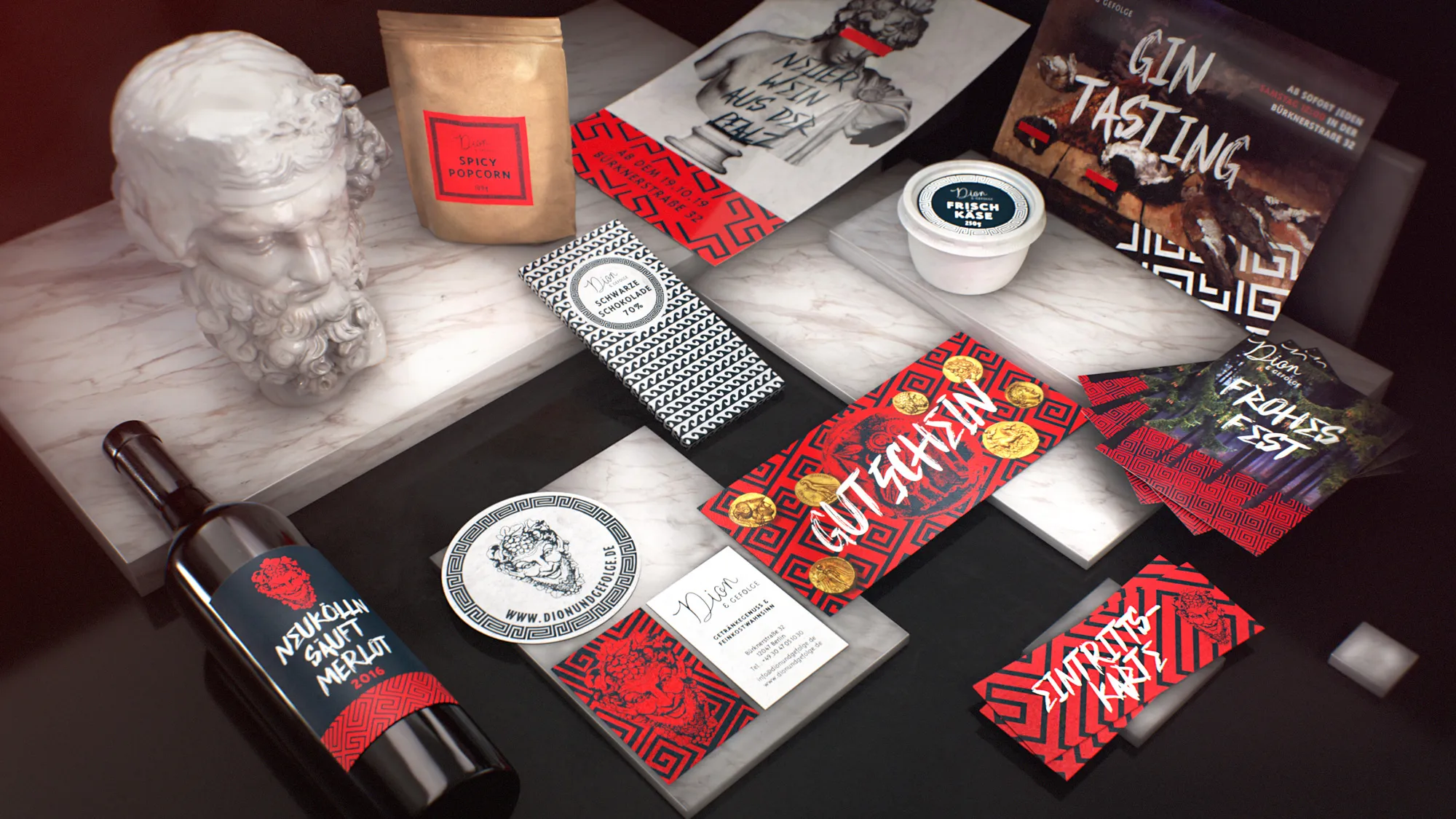 Dion & Gefolge — Corporate Design